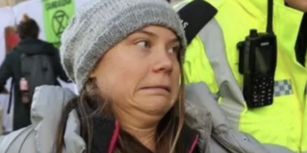 Watch: Greta Thunberg Giggles, Stares at Camera as UK Police Arrest Her